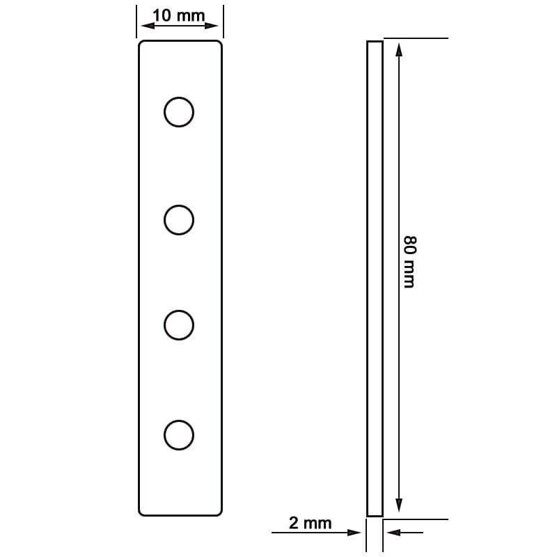 Union de renfort pour profilé aluminium - I