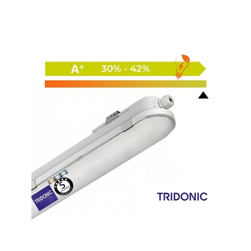 Pantalla Estanca LED 40W-23W - TRIDONIC DRIVER - CCT - 120CM