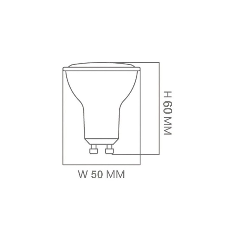 Dicroica LED 6W 38° GU10 - OSRAM Chip