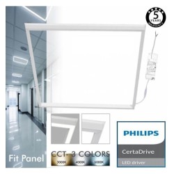 FIT Dalle LED - 60x60 - 40W   - cadre blanc - CCT