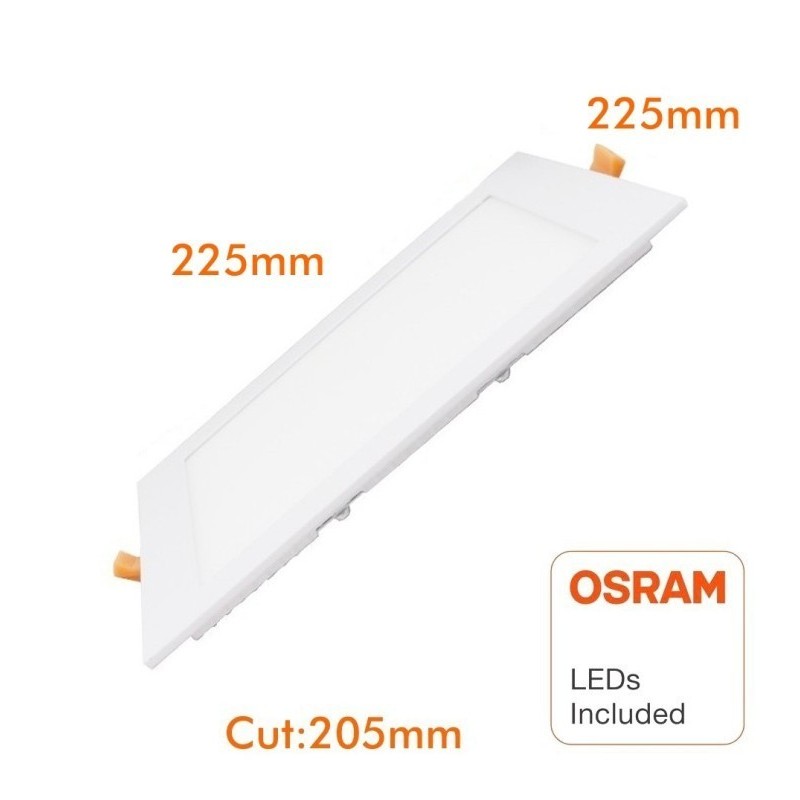Downlight Slim LED Carré 20W - 120° OSRAM Chip