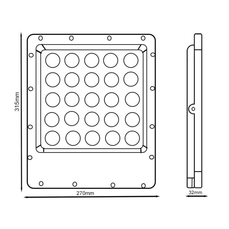 Foco Proyector Exterior LED 200W - Avant Pro - OSRAM CHIP DURIS E 2835