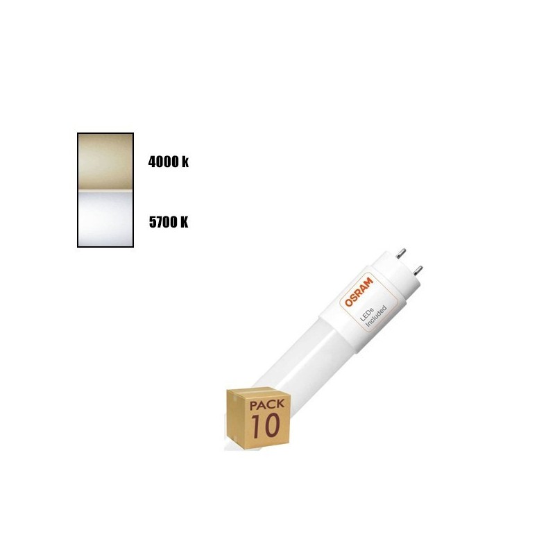 Tubo LED 18W Cristal 120cm 300º - ALTA LUMINOSIDAD - OSRAM CHIP