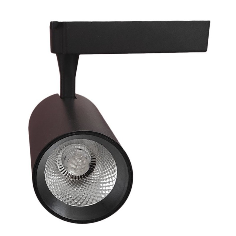 Foco LED 30W PARMA Negro Carril Monofásico - CCT - CRI+92 - 48º