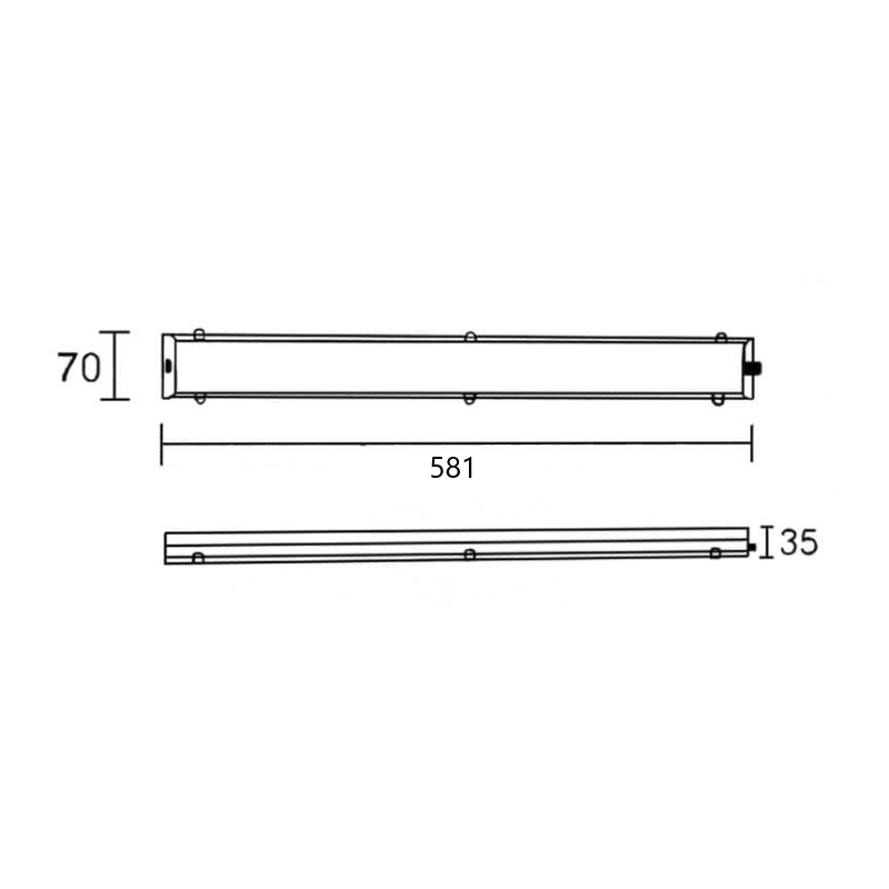 Fita LED integrada 40W - OSRAM CHIP - Linear Continuous 6000K