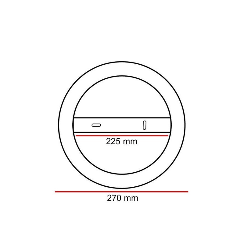 ARO CONVERTIDOR SUPERFICIE PARA DOWNLIGHT DE EMPOTRAR 225MM