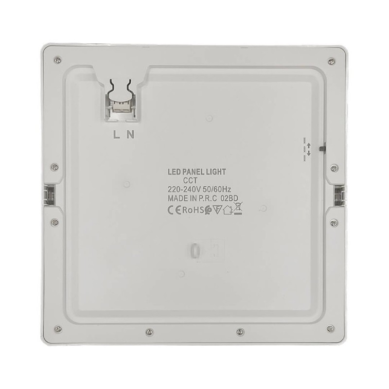 Downlight + LED ceiling - square- Moss black LumiledS - 18W Adjustable - CCT Selectable color