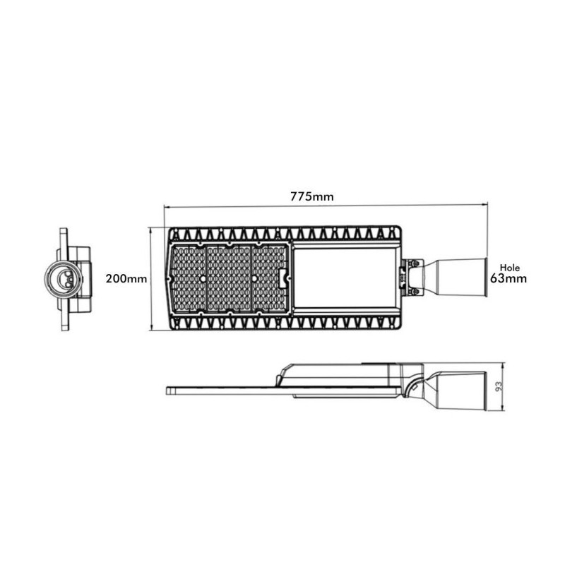150W Halley Bridgelux Chip 150lm / W