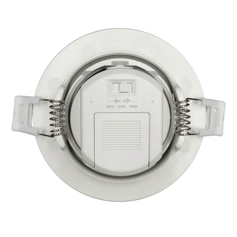 Recessed LED 7W white circular - CCT Selectable color