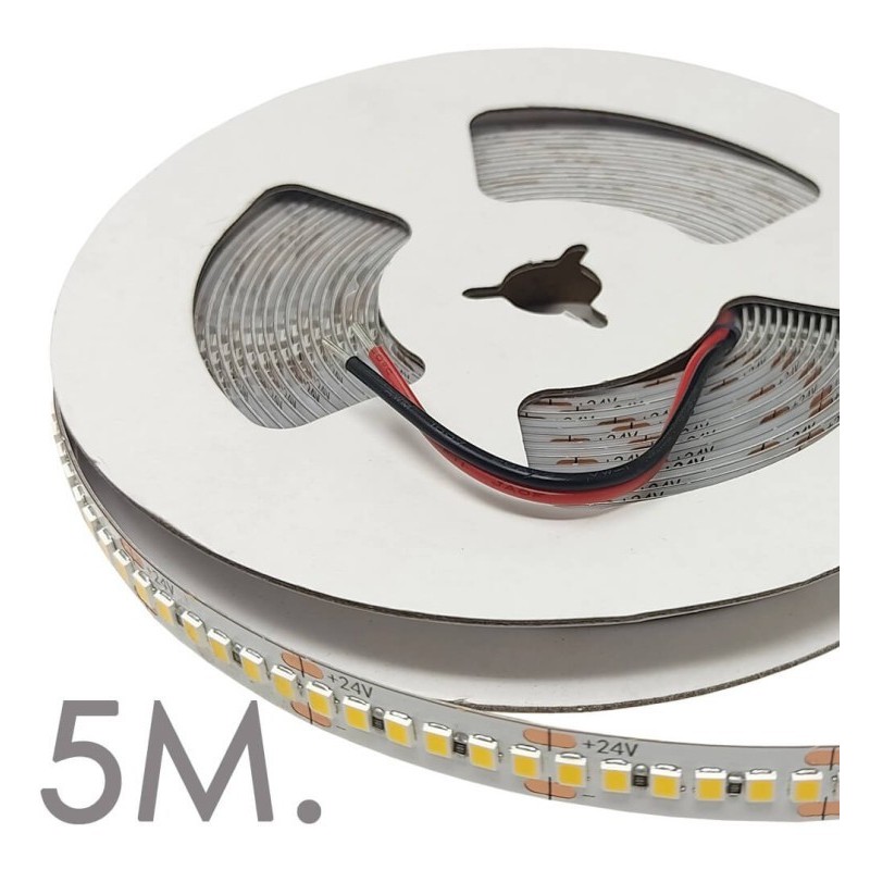 Tira LED 24V | 180xLED/M | 5m | SMD2835 | 11200Lm | 16W/M | IP20