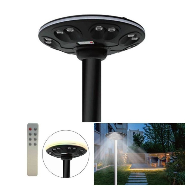 Solar lamp LED - GARDEN - ABS- 4000K + control control