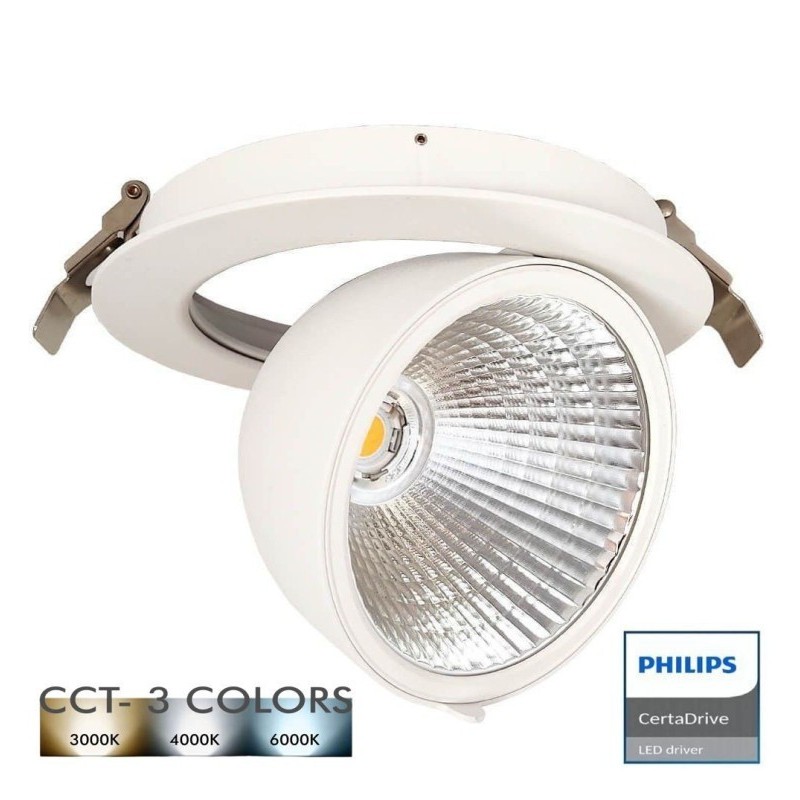 Downlight LED 30W Philips - CertaDrive - Endereçável Circular