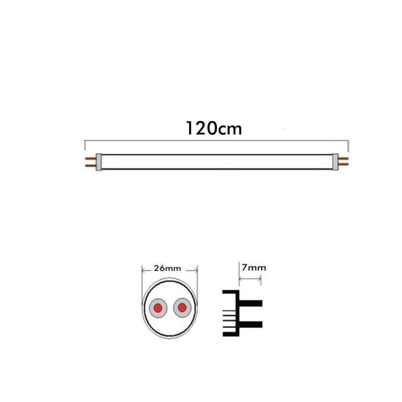 20W Crystal LED Tube 120cm Pro Max Lumens - 3400lm - No Flick