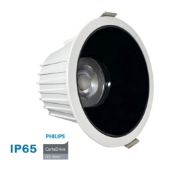 40W circular downlight - Philips Certadrive - CCT - UGR13 - IP65
