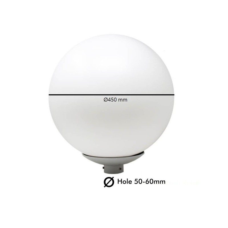 Acheter Réverbère Globo pour ampoule LED E27 - 40W -50W