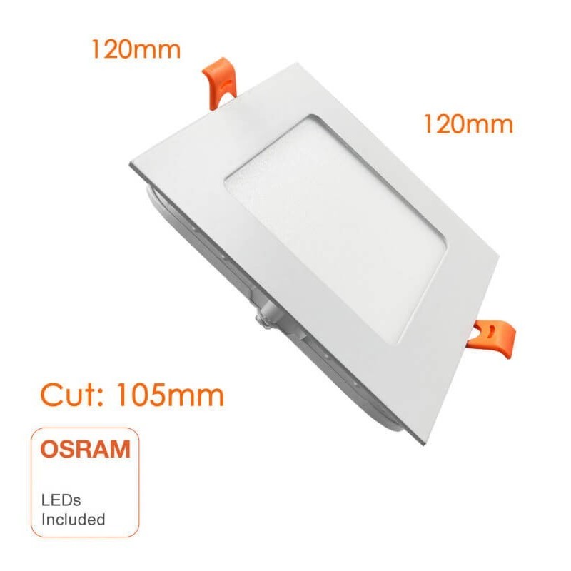 Buy Slim Slim Square 8W - Osram Chip Duris E 2835