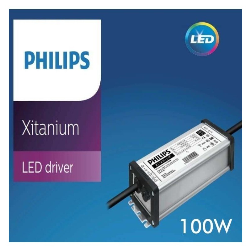 Driver Philips XITANIUM para Luminarias LED de hasta 100W - 2100 mA - 5 años Garantia