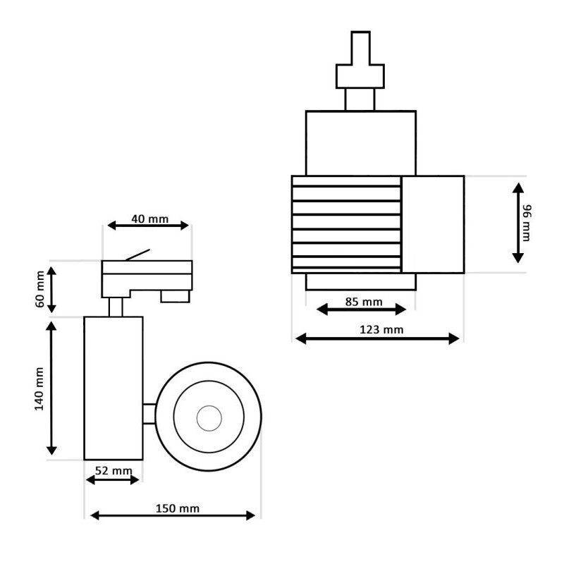 Buy Focus LED 40W Graz White Trifesic Lane Bridgelux Chip CRI +90