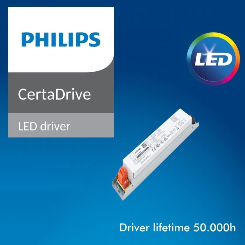 Plafoniera LED Stagna 40W Philips Driver COREPLUS - CCT - 120cm