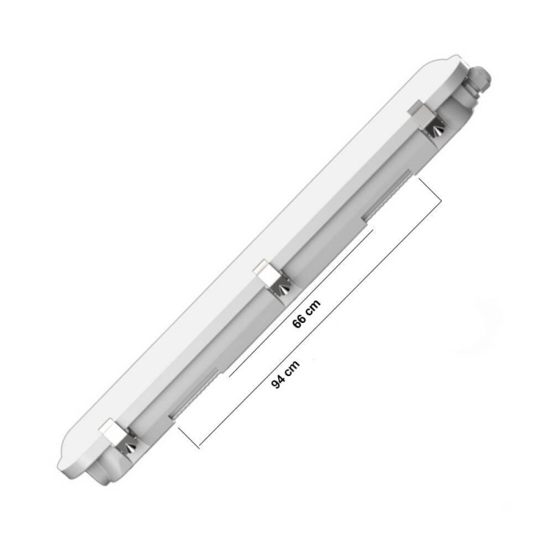Comprar Regua Estanca LED 120cm Driver Philips COREPLUS 40W - CCT