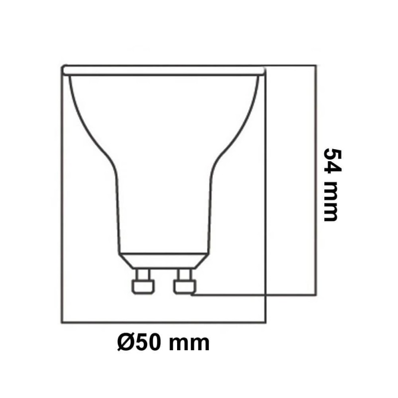 Buy 6W SAMSUNG GU10 GLASS LED Bulbs - High Lumens