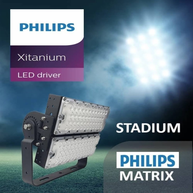 Buy 500W Stadium LED Floodlights Philips Driver - 20º Projector MATRIX