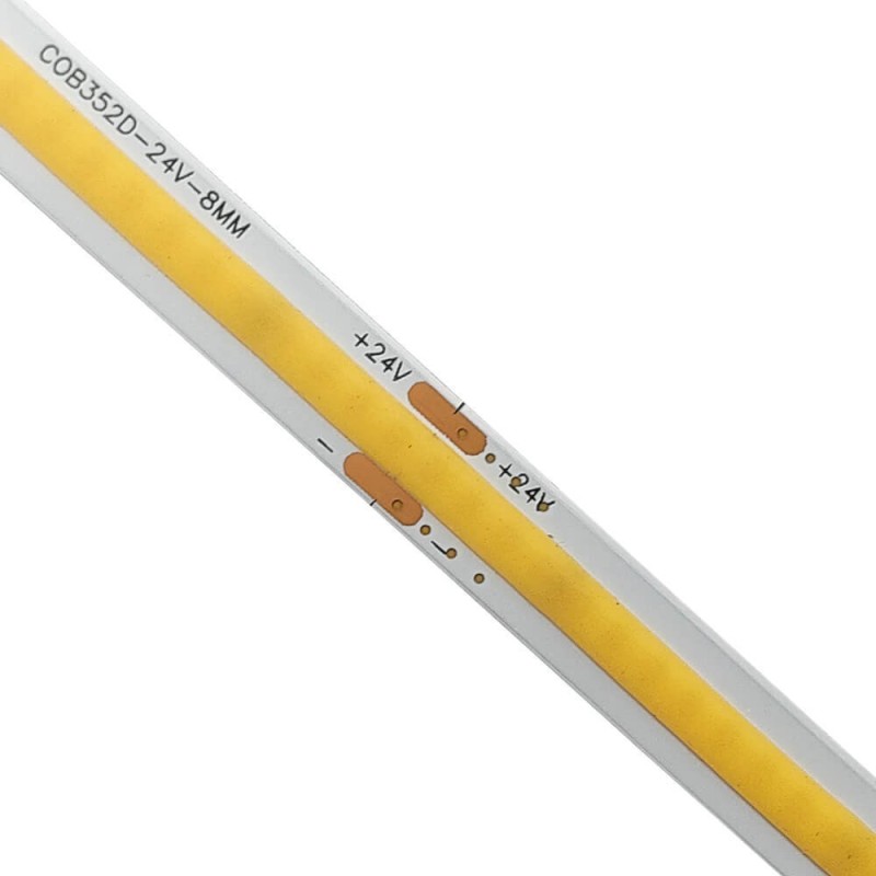 ▷ Comprar Fitas LED COB 24V 5m 12W/m - Flexível - IP20 Indoor