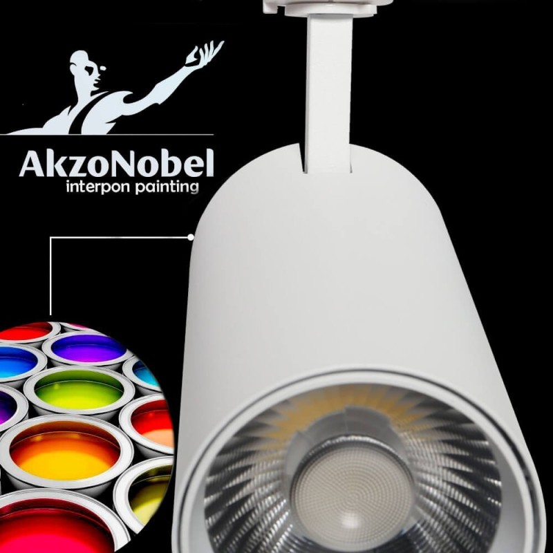 40W to 30W LED Tracklight NEW MAYA White 3-PHASE Selectable CCT Light