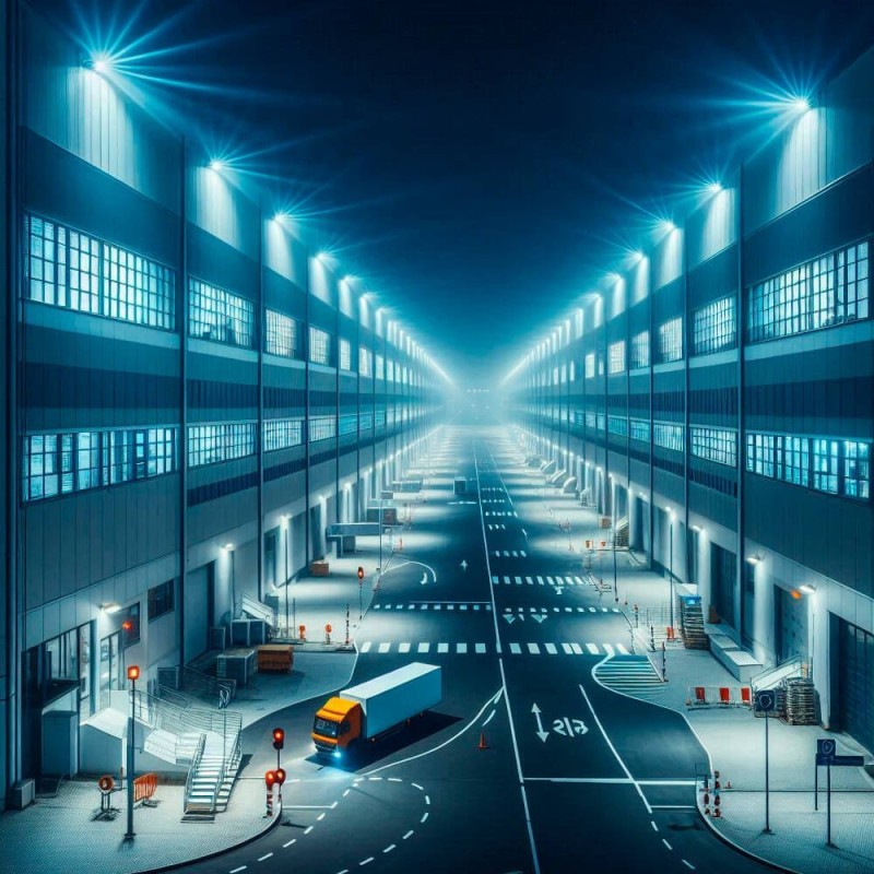 ▷ Farola Led 100W Negra AREA FLEX Orientable OSRAM Chip - Exterior IP65