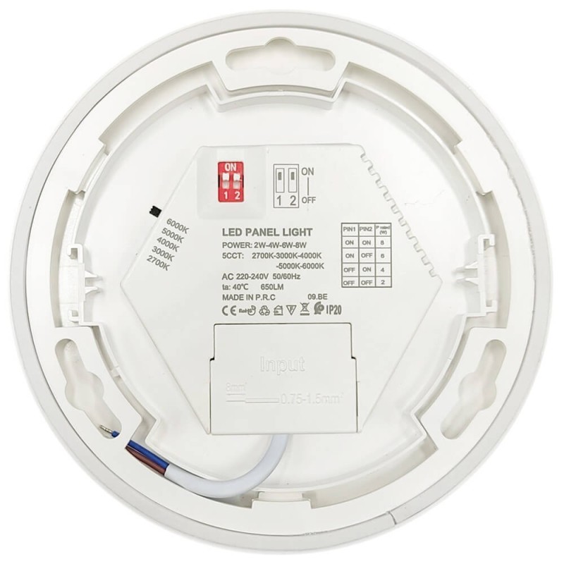 ▷ BONN CCT Ø125mm White Circular Ceiling Light Ø125mm - Adjustable Recessed Light