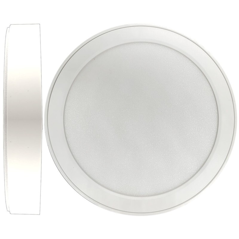 ▷ Plafon Circular Branco BONN CCT Ø125mm - Downlight ajustável