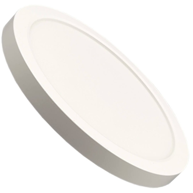 ▷ Plafón Circular Blanco BONN CCT Ø230mm - Lámpara Empotrable Ajustable