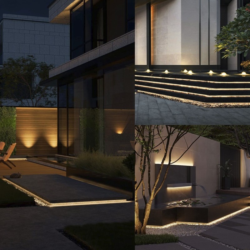 ✔️ Outdoor LED Strip 220V 20M Submersible IP67 - Various White Tones