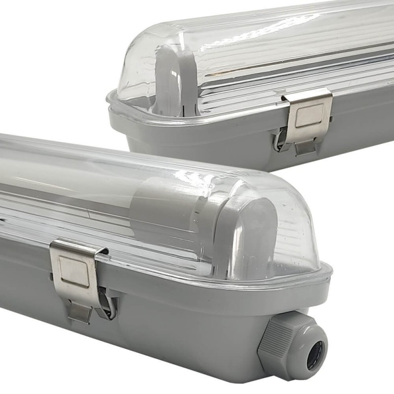 ▷ Acquista Plafoniera Stagna LED da Esterno 150cm IP65 - 1 Tubo LED