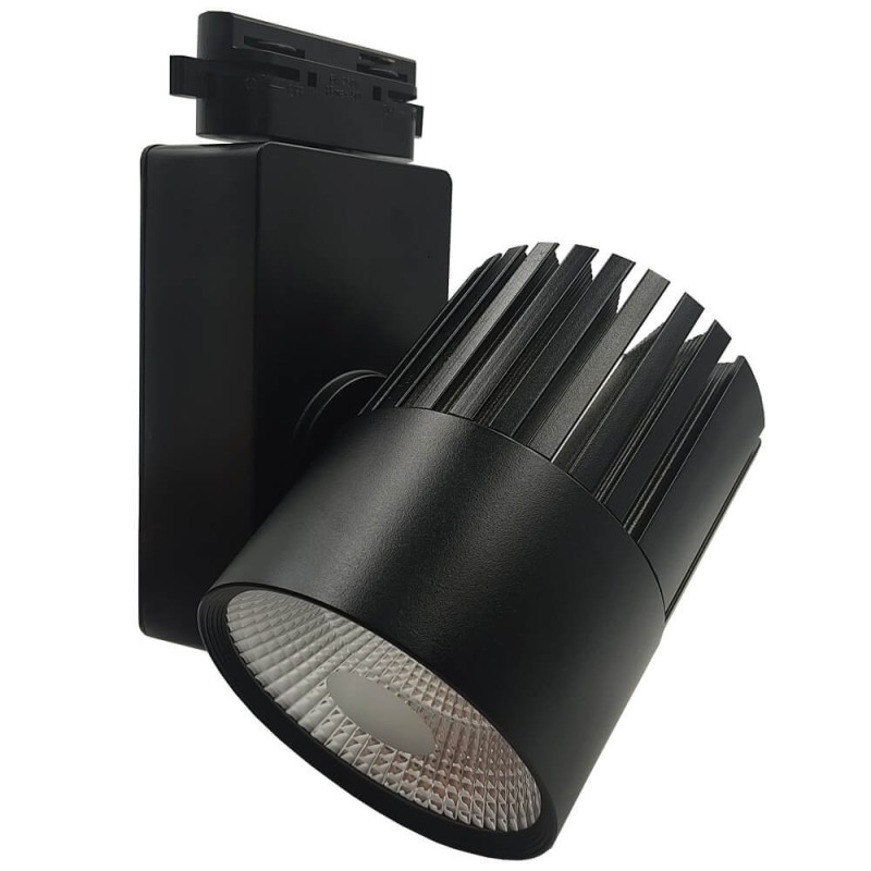 ▷ Acquista Faretto Binario Monofase Nero 40W GRAZ | Luce 3CCT CRI+92