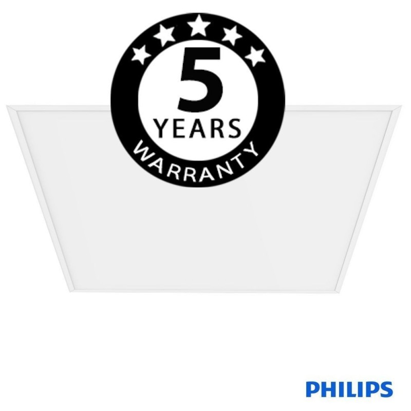 ▷ Pack 10 Painéis LED 60x60 40W para Tetos removíveis | Driver Philips