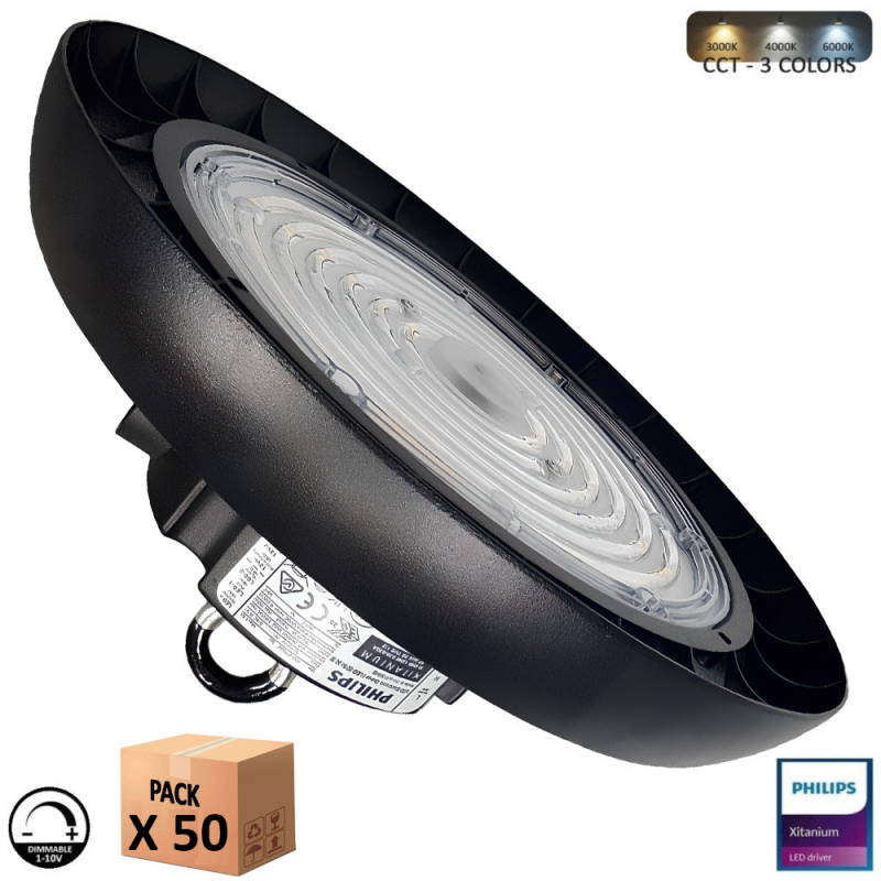 ▷ Campana Industrial LED UFO GERMANY | Alta Eficiencia y Regulación 1-10V