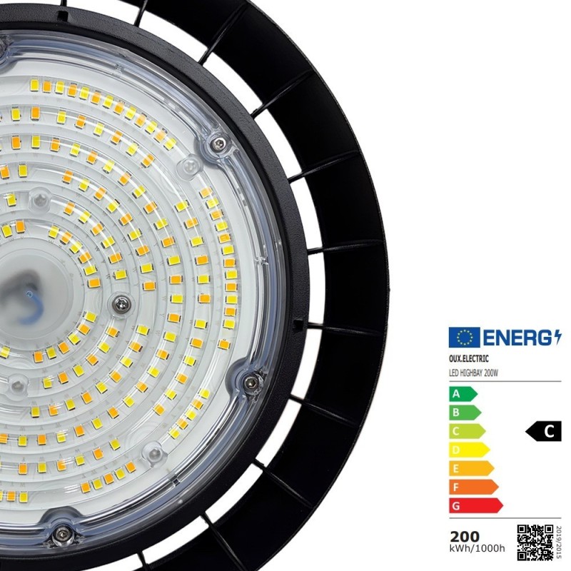 ▷ Campana Industrielle LED UFO GERMANY | Haute Efficacité & Régulation 1-10V