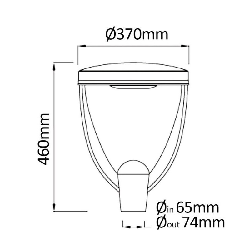 Acheter R?verb?re LED 40W URBAN Philips Luminleds SMD 3030 160Lm/W