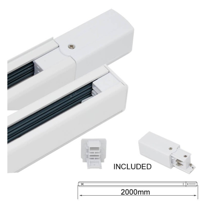 Comprar TRIFASICO Rail 2 metros Branco