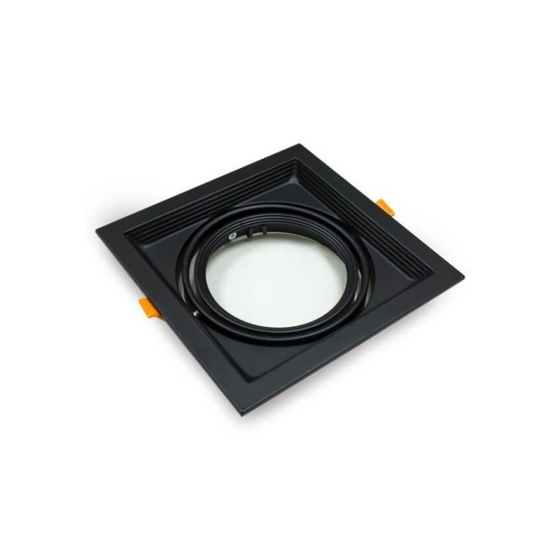 Comprar Marco NEGRO orientable para AR111