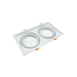 Comprar Marco BLANCO doble orientable para AR111