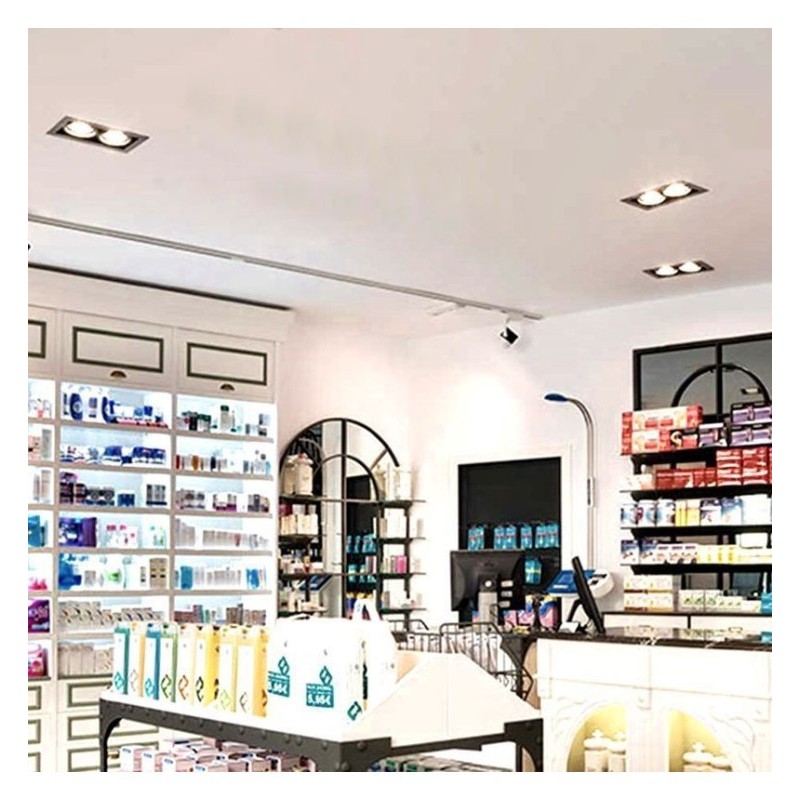 Comprar Marco NEGRO doble orientable para AR111