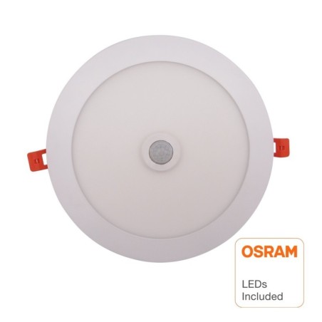 Placa LED Circular 24W - 22W- 20W -18W con Detector de Movimiento - 2700K+CCT - OSRAM CHIP