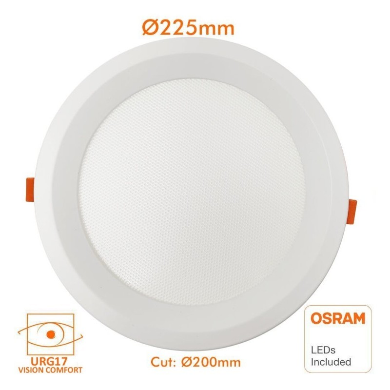 Downlight LED 24W Circular - OSRAM CHIP DURIS E 2835 - CCT - UGR17