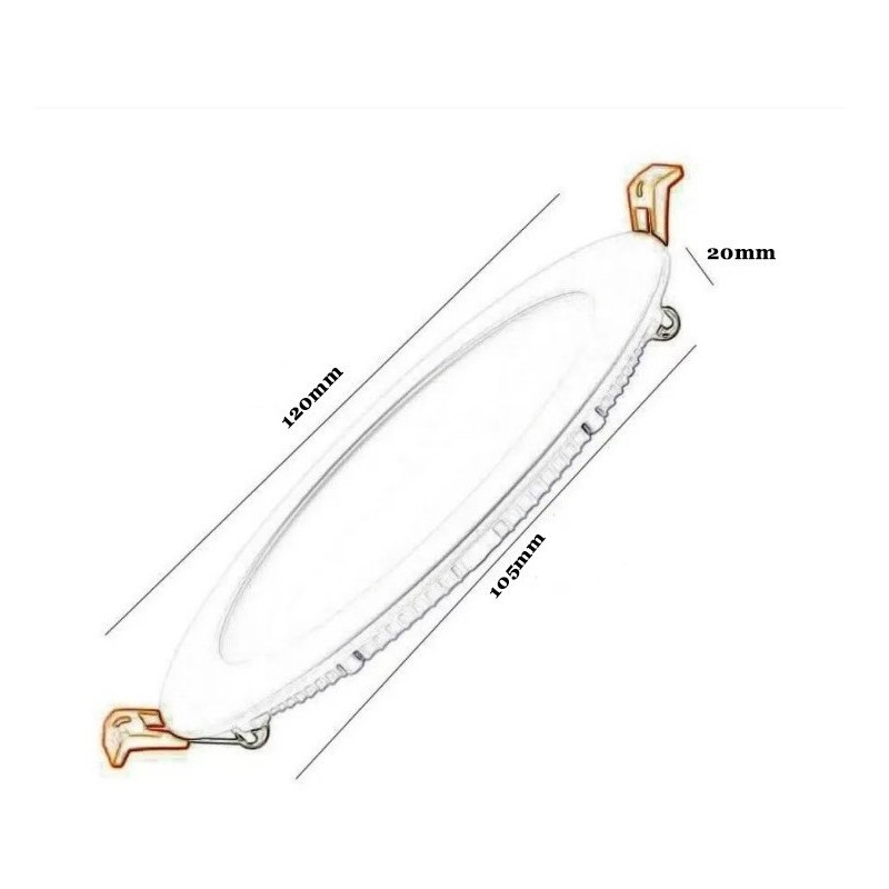 Comprar Plafón LED Superficie Circular 8W - OSRAM CHIP DURIS E 2835