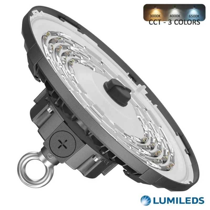 ▷ Cloche LED UFO FRANCE 200W: Puissance Dimmable, CCT, puce Samsung
