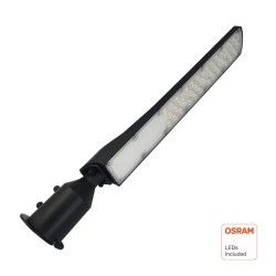 ▷ Lampadaire LED noir 50W AREA FLEX Orientable OSRAM Chip - Extérieur IP65
