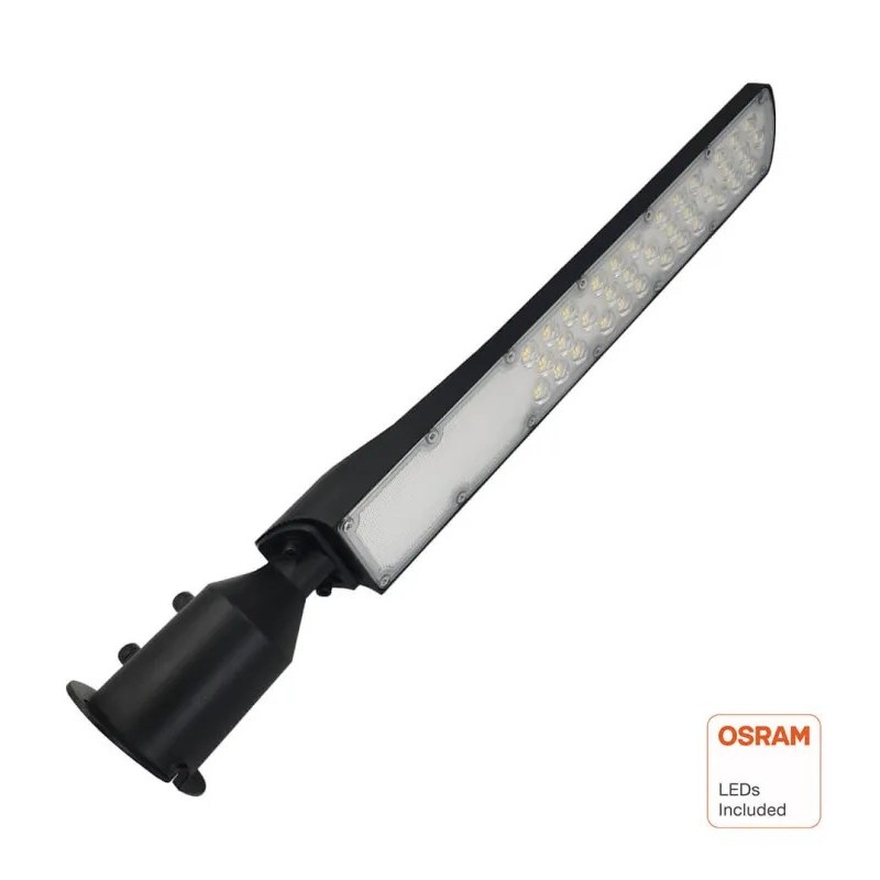 ▷ Led Streetlight 50W Black AREA FLEX Orientable OSRAM Chip - Outdoor IP65