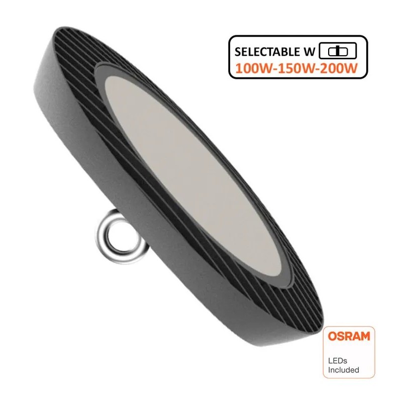 Hood Industrial LED 200W-150W-100W UFO Endurance Osram Chip Duris E 2835